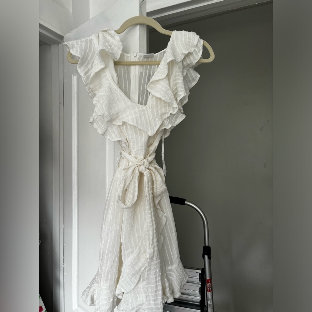 Selfie Leslie White mini dress